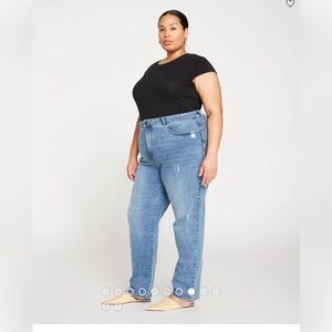 Universal standard Donna High rise curve straight leg jeans
